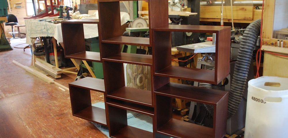 Custom Modern Contemporary Floating Bookcase