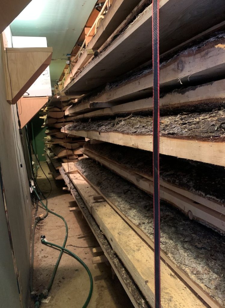 A peek inside the main Kiln